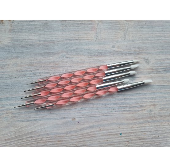 Polymer clay tools, double-ended