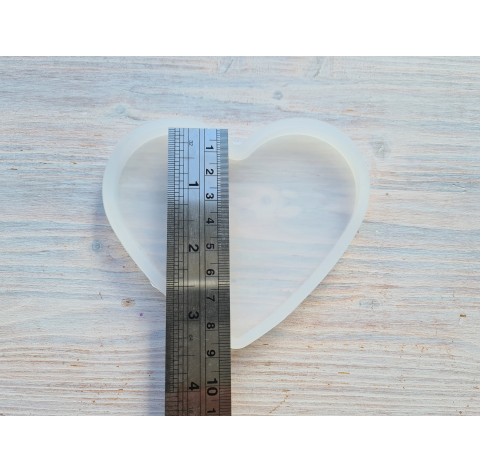 Silicone mold No. 5, heart, ~ Ø 8.5*9.7 cm