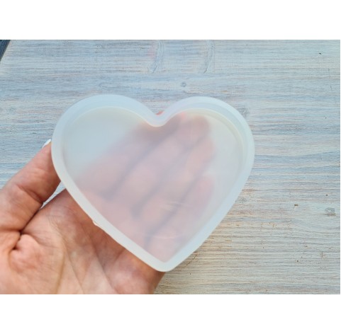 Silicone mold No. 5, heart, ~ Ø 8.5*9.7 cm