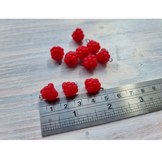 Polymer clay figurines, Raspberry, 20 pcs., ~ 1 cm