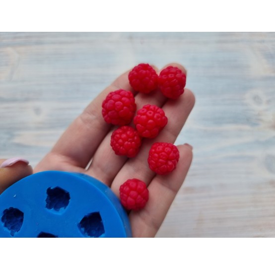 Silicone mold, Natural raspberry, L, 7 pcs., ~ Ø 1.5-2 cm, H:1.2-1.5 cm