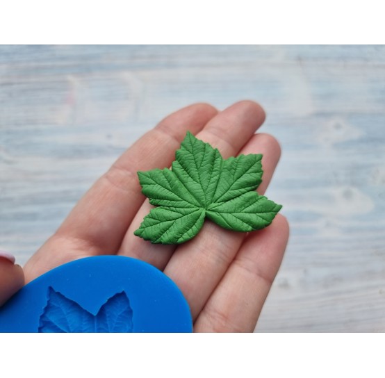 Silicone mold, Cloudberries leaf, ~ 5.2 cm