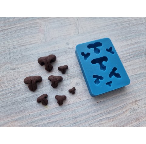 Silicone mold, Cat's nose, 7 pcs., small, ~ 0.4-1.8 cm