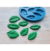 Silicone mold, Set of leaves 7, 7 pcs., ~ 2.5-3.8 cm