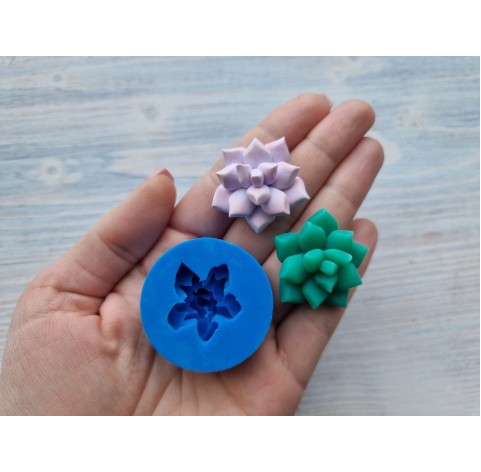 Silicone mold, Succulent 6, ~ Ø 3.5 cm