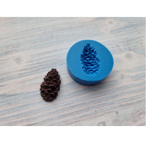 Silicone mold, Pine cone, ~ 1.6*3.2 cm