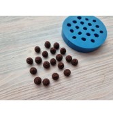 Silicone mold, mini cones, 19 pcs., ~ H 1.1-1.3 cm