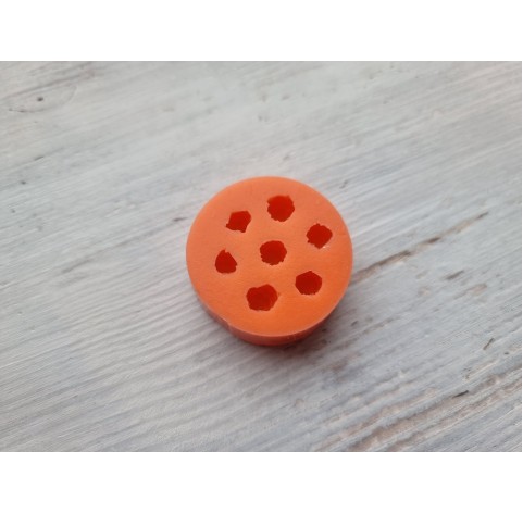 Silicone mold, Mini raspberry, 7 elements, ~ Ø 0.6-0.7 cm, H:0.6-0.7 cm