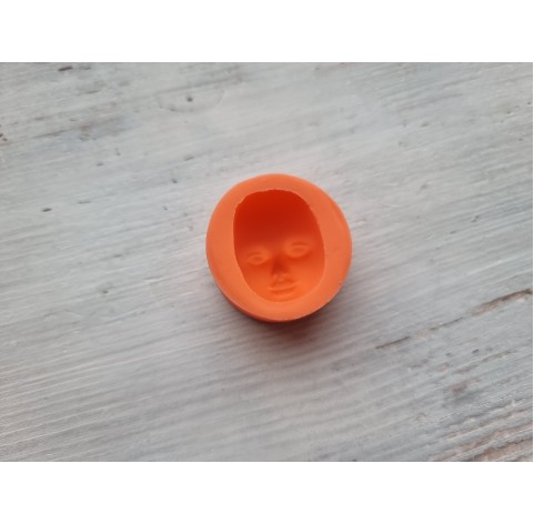 Silicone mold, Doll face 1, ~ 2*2.5 cm