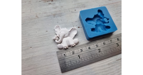 Puzzle Teddy Bear Silicone Mold, 4 x 2 inches