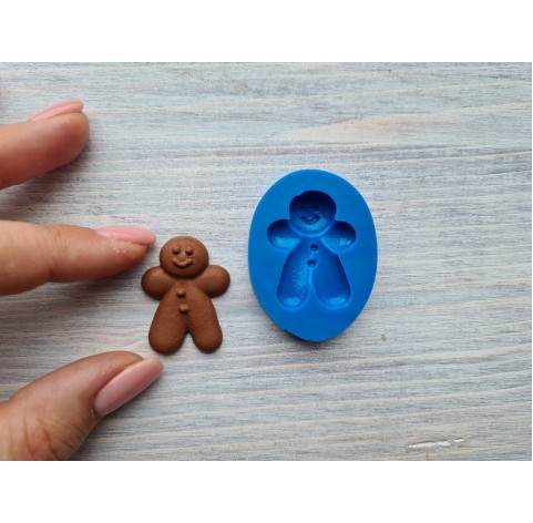 Silicone mold, Gingerbread man, ~ 2.5 * 3.5 cm