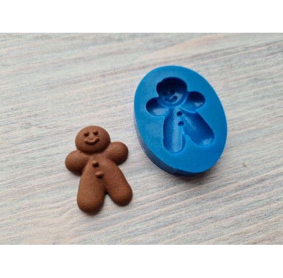 Silicone mold, gingerbread man, ~ 2.5*3.5 cm
