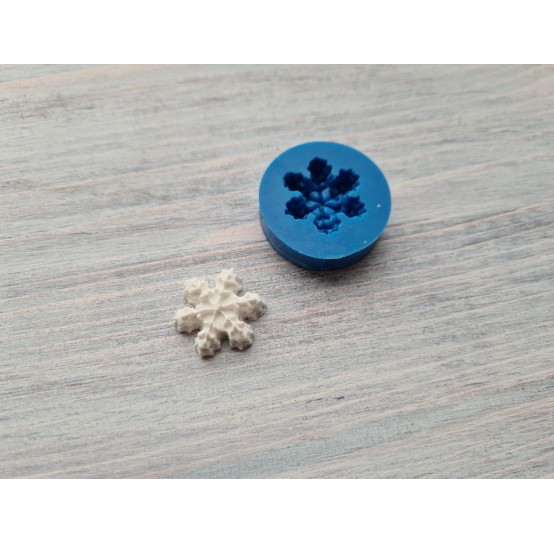 Silicone mold, Snowflake 1, small, ~ 2 cm