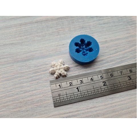 Silicone mold, Snowflake, style 1, small, ~ 2 cm
