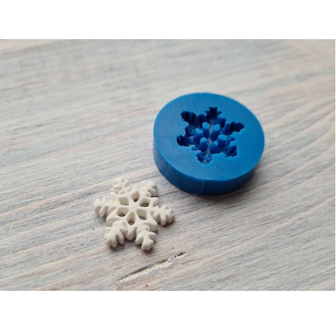 Silicone mold, Snowflake, style 2, small, ~ 2 cm