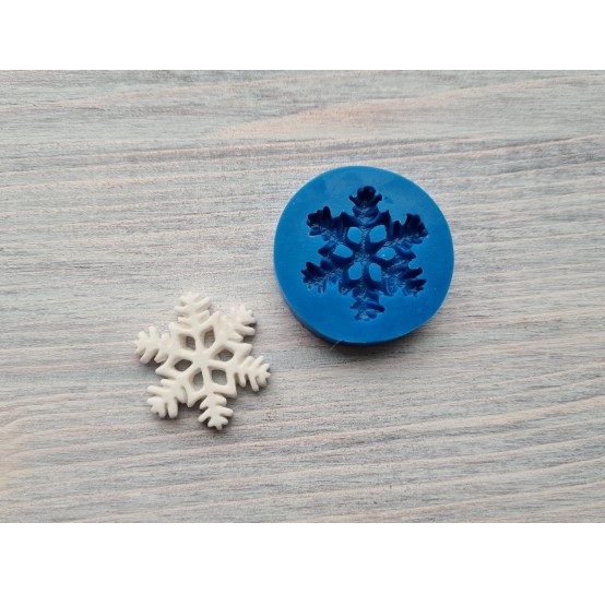 Silicone mold, Snowflake 1, large, ~ 2.8 cm