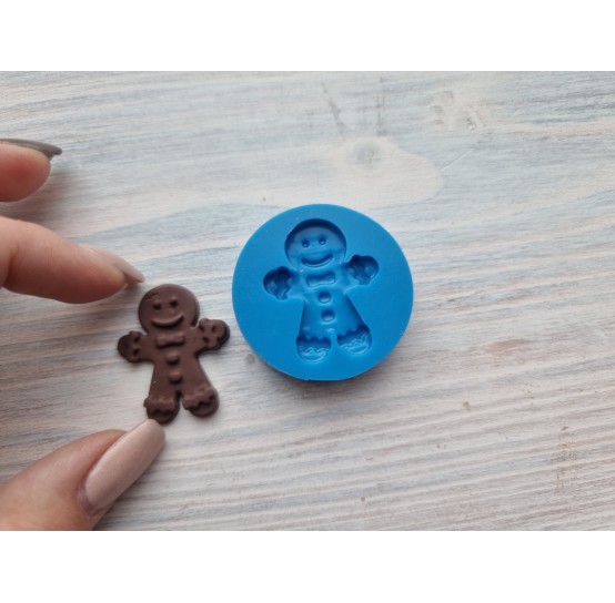 Silicone mold, Ginger cookie male, ~ 2.6 * 3.2 cm
