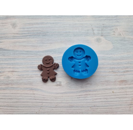 Silicone mold, Ginger cookie woman, ~ 2.6 * 3.2 cm