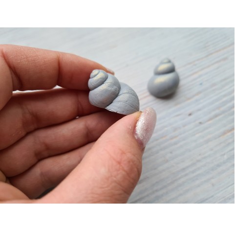 Silicone mold, seashells, 2 pcs., ~ 1.5 - 2.3cm