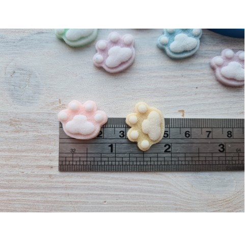 Silicone mold, Sugar dog feet, 7 pcs., ~ 1.8-2.2 cm