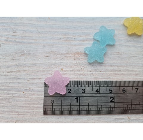 Silicone mold, Sugar stars, 7 pcs., ~ 1.8 cm