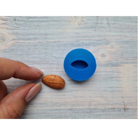 Silicone mold, Almonds, 1 pcs., ~ 1.1*2.2 cm