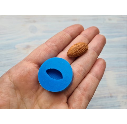 Silicone mold, Almonds, 1 pcs., ~ 1.1*2.2 cm