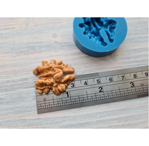 Silicone mold, Walnut, ~ 2.9*3.3 cm
