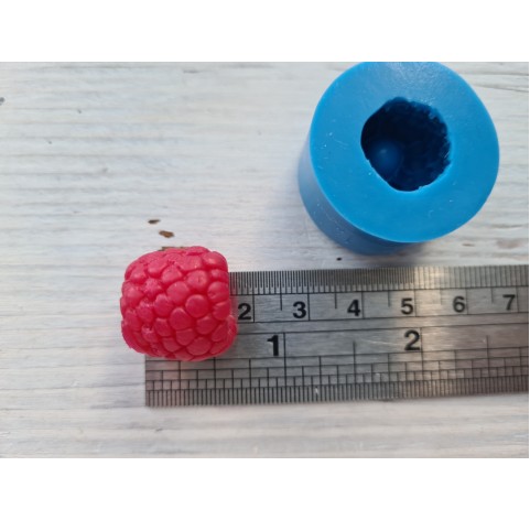 Silicone mold, Natural raspberry, inverted, L, ~ Ø 1.8 cm, H:1.6 cm