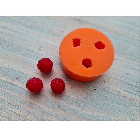 Silicone mold, Wild raspberry/blackberry, 3 elements, ~ Ø 1.1 cm, H:1.2-1.4 cm