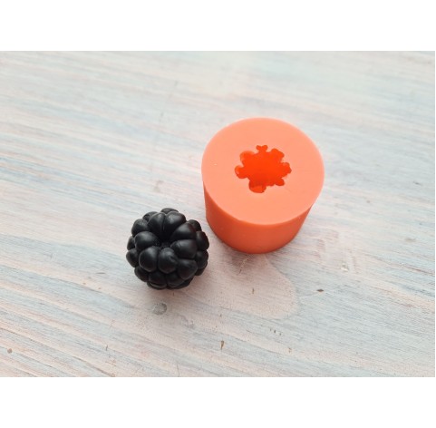 Silicone mold, Natural blackberry, inverted, L, ~ Ø 2 cm, H:1.8 cm