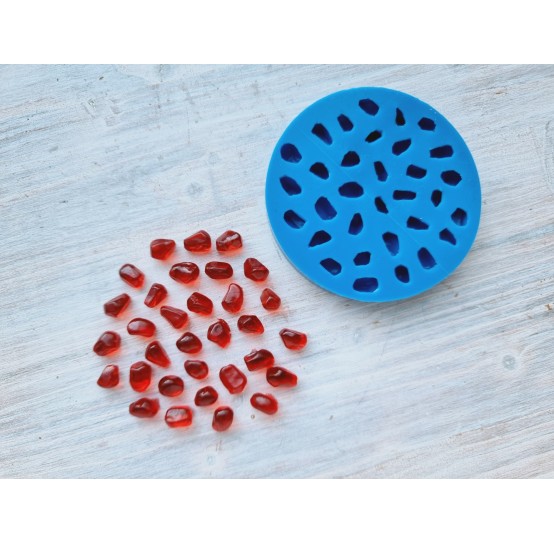 Silicone mold, Pomegranate, 32 elements, ~ 0.8-1.1 cm, H:0.7 cm