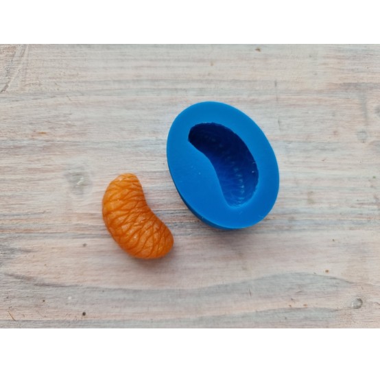 Silicone mold, Slice of mandarin, small, ~ H:1.2 cm, ~ Ø 1.5-2.8 cm