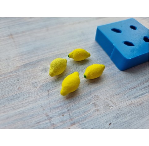 Silicone mold, Mini lemon, 4 pcs., ~ 1.2-1.5 cm