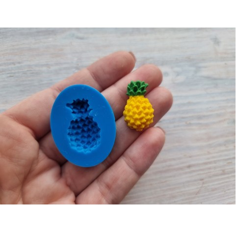 Silicone mold, Pineapple, small, ~ 1.6*2.6 cm