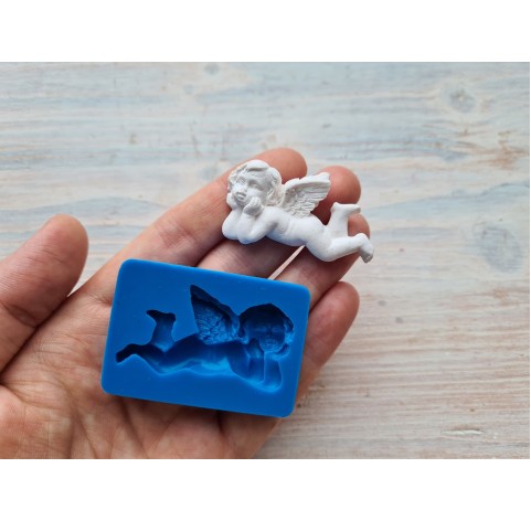 Silicone mold, Angel, style 3, ~ 2.5*4.5 cm, H:0.7 cm