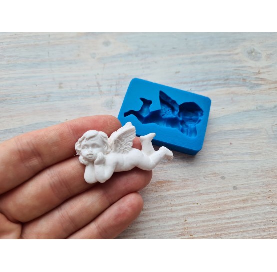 Silicone mold, Angel, style 3, ~ 2.5*4.5 cm, H:0.7 cm