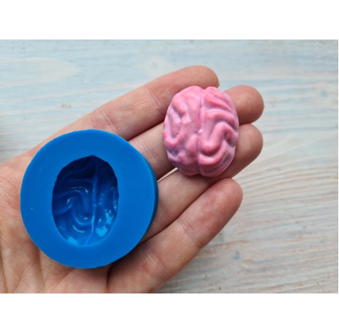 Silicone mold, Brain, ~ 2.5*3 cm, H:1.2 cm