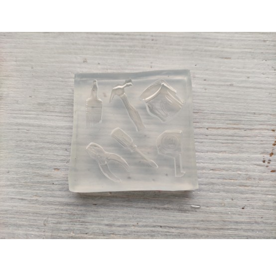 Silicone mold, Tools, 6 pcs., ~ 2.1-2.8 cm