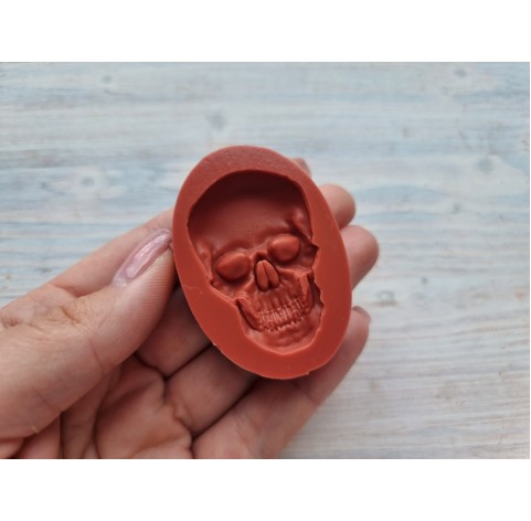 Silicone mold, Skull, medium, ~ 2*4.5 cm