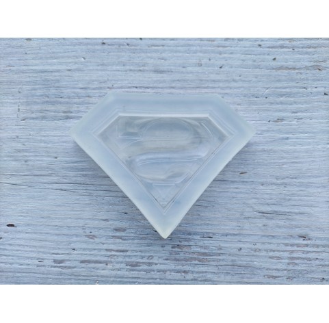 Silicone mold, Logo "Super", ~ 4.2*6 cm