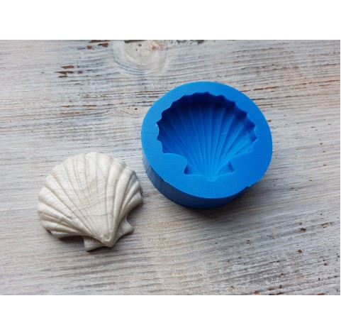 Silicone mold, Seashell, Large, ~ 4.7*5 cm