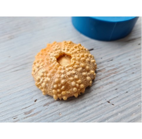 Silicone mold, Round seashell, large, ~ 4.5 cm
