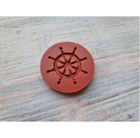 Silicone mold, Sea steering wheel, ~ Ø 3 cm, H:0.2 cm