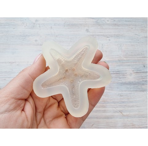 Silicone mold, Starfish, style 2, large, ~ 5.6*6 cm, H:1.5 cm