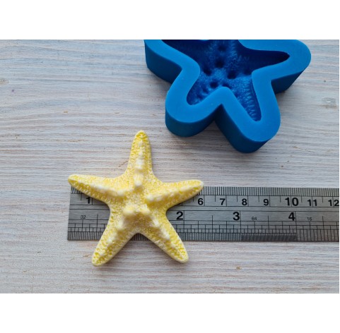 Silicone mold, Starfish, large, ~ 1.5-6 cm