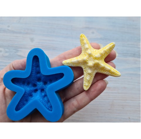 Silicone mold, Starfish, large, ~ 1.5-6 cm