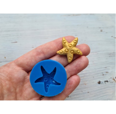 Silicone mold, Starfish, small, ~ 3 cm