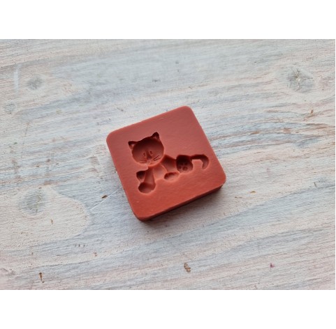 Silicone mold, Cat, ~ 1.7 * 2.3 cm