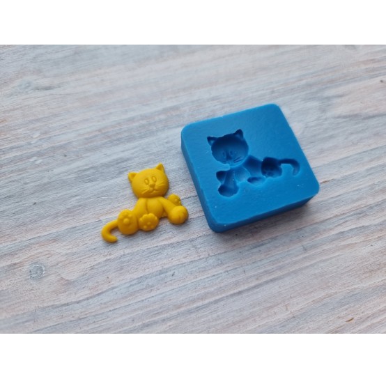 Silicone mold, Cat, ~ 1.7 * 2.3 cm